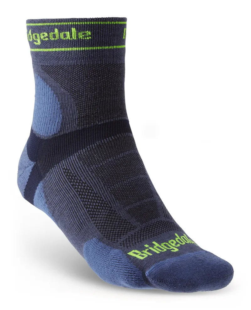 Bridgedale Men's Trail Run Ultralight T2 3/4 Crew Socks